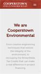 Mobile Screenshot of cooperstownenv.com